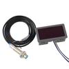 AC 220V 4 Digital LED RED Tachometer RPM Speed Meter+Hall Proximity Switch Sensor NPN