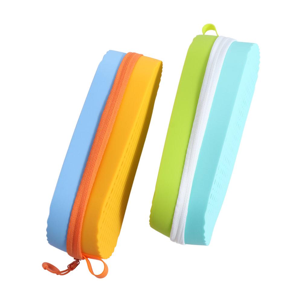 Silicone Swim Goggle Case Portable Waterproof Zipper Eyeglasses Case Soft with Drain Hole Swimming Goggles Protection Box