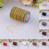 Waxed Polyester Sewing Thread Heavy Duty Embroidery Cord Multicolored Spool for DIY Leathercrafts Hand Sewing Accessories