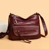 Women's Shoulder Bag Middle-aged Mom Bag Multi-pocket Shoulder Bag Lightweight Crossbody Bag