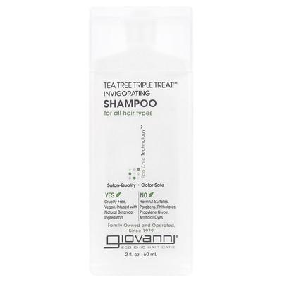 Teebaum Triple Treat Belebendes Shampoo, Für Alle Haartypen, 60ml(2 fl oz)