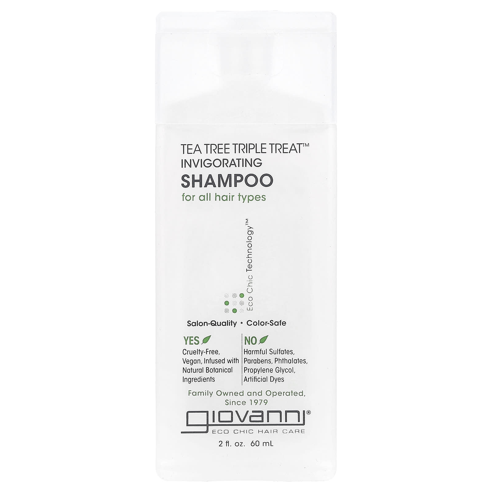 

Tea Tree Triple Treat Invigorating Shampoo, All Hair Types, 60Ml(2Fl Oz)