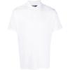 Polo Solid Color Short Sleeve Pocket Straight Fit Polo Shirt Men Tops White 710870462-002