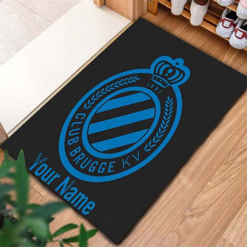 Club Brugge KV Custom Name Carpet Rug for Living Room Bedroom Home Sofa Decoration,Kids Play Non-slip Floor Mat