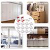14Pcs Magnet Catch Cold Rolled Steel Hole Free Magnet Stop for Cabinet Door Drawer