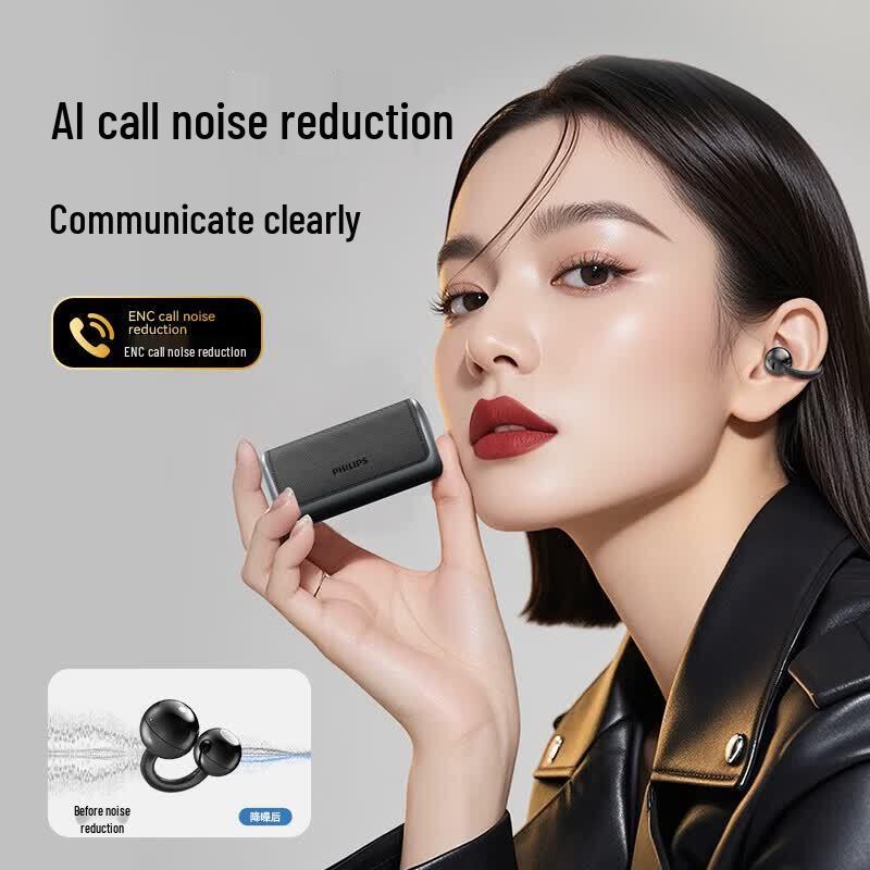 Philips TAQ5020 Open-Ear Clip-On Wireless Bluetooth Earbuds