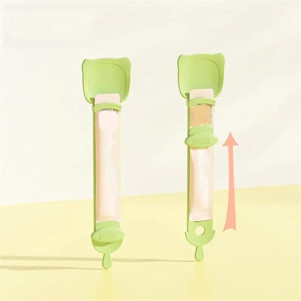 Pet Food Squeeze Spoon Cat Wet Treat Stick Feeding Scoop Dog Food Storage Spoon Easily Use Cat Wet Food Scoop Pet Supply