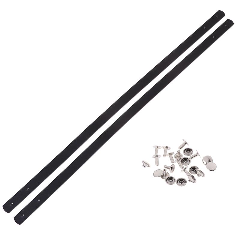 

2 шт./компл., сменный ремешок из искусственной кожи для сумки со съемной ручкой, ремень чёрный