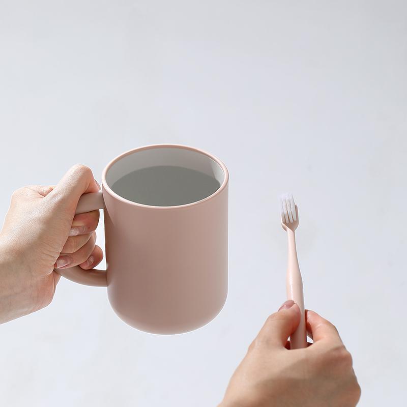 Hot Sale Household Creative Plastic Drinkware Simple Shatterproof Toothbrush Cup Bathroom Mouthwash Cup Thickened Water
