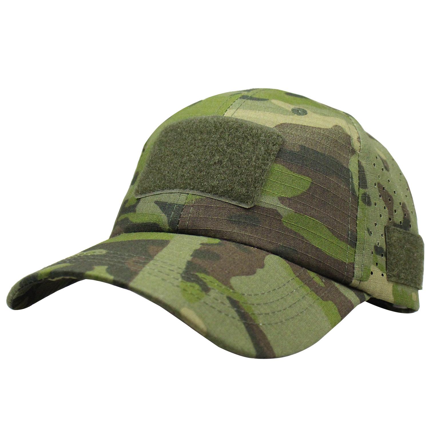 

Breathable Camouflage Velcro Baseball Cap for Outdoor Sports & Sun Protection Adjustable