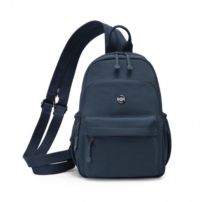 Schoolbag Korean Backpack Women's 1011 New Oxford Cloth Casual Versatile Lightweight Canvas Travel Small Backpack Crossbody Bag