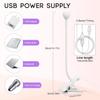 LED UV Nail Lamp for Nails Drying Gel Polish Clip-On Desk Mini Portable USB Nail Lamp UV Light Dryer for Manicure Salon