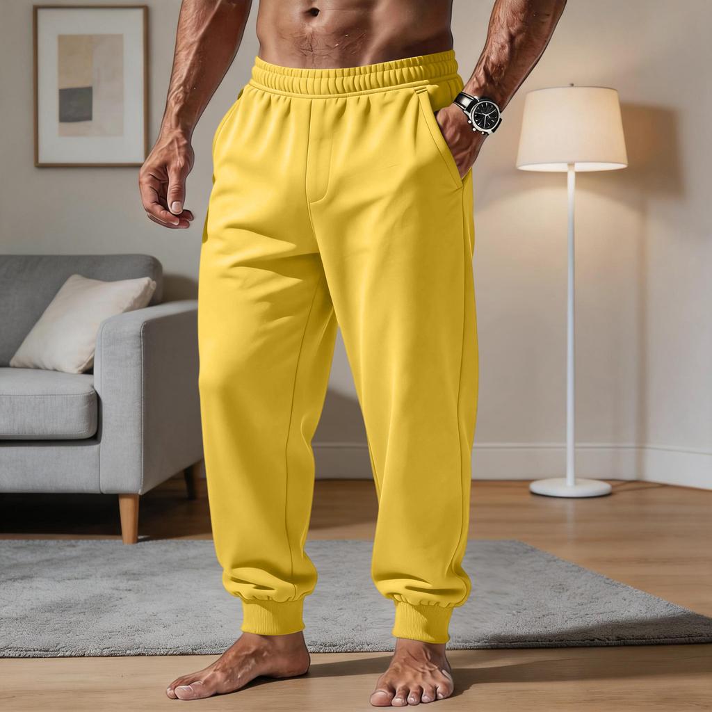 Herren Freizeithose mit lockerem Schnitt und elastischem Bund für täglichen Komfort