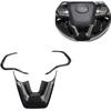 Carbon Fiber Style Steering Wheel Cover Molding Trims for 2022-2025 Lexus NX,2023-2025 RX/TX/RZ/GX