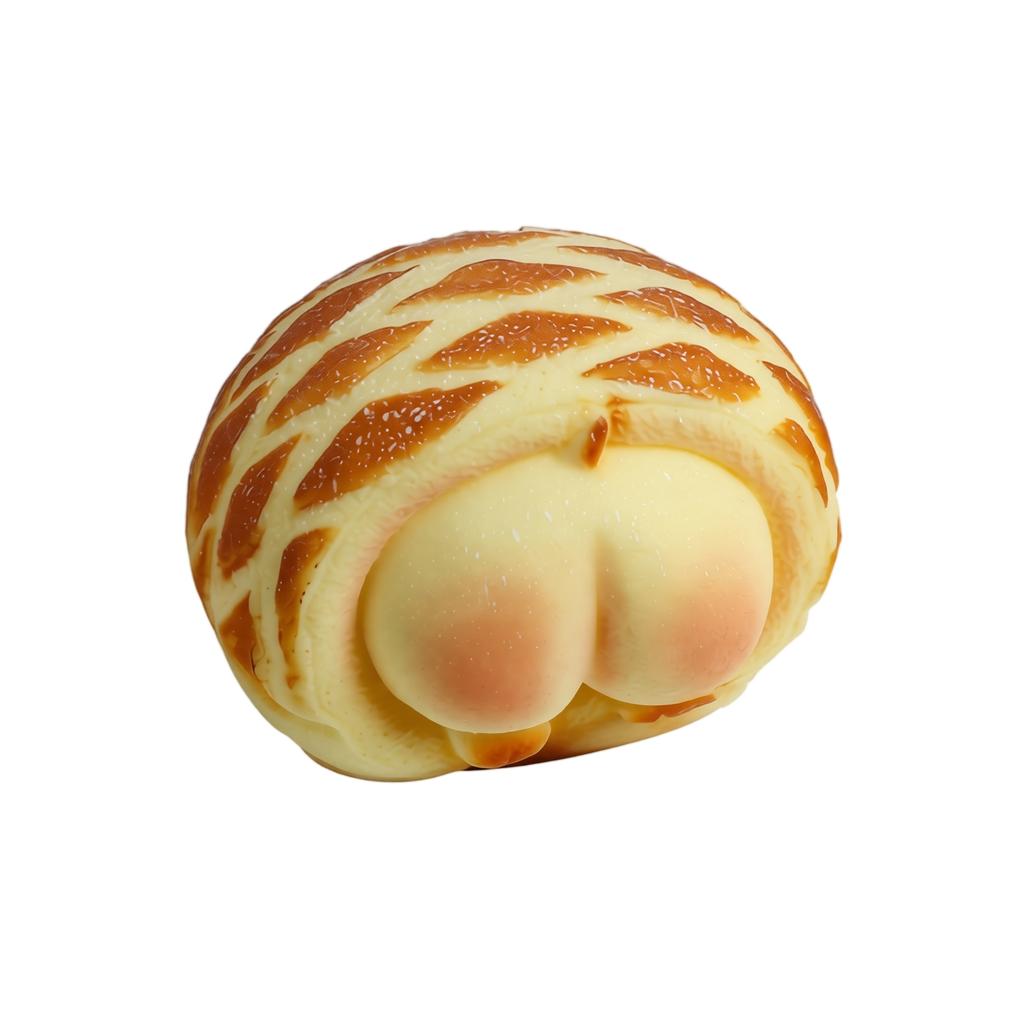 Squishy Slow Rising Bread Shape Stress Relief Toy Soft PU Foam Squeeze Toy for Anxiety and Focus Relief Sensory Fidget Toy