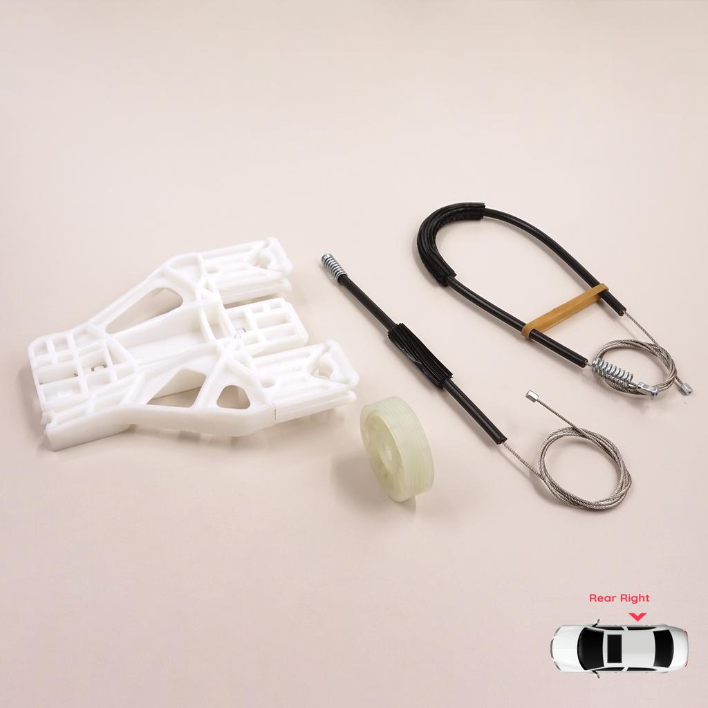 EWR5073 Electric Power Window Regulator Lifter Repair Kit Rear Right Door for  Q5 SQ5 8R 8RB 2008-2018 5-Door 8R0839462