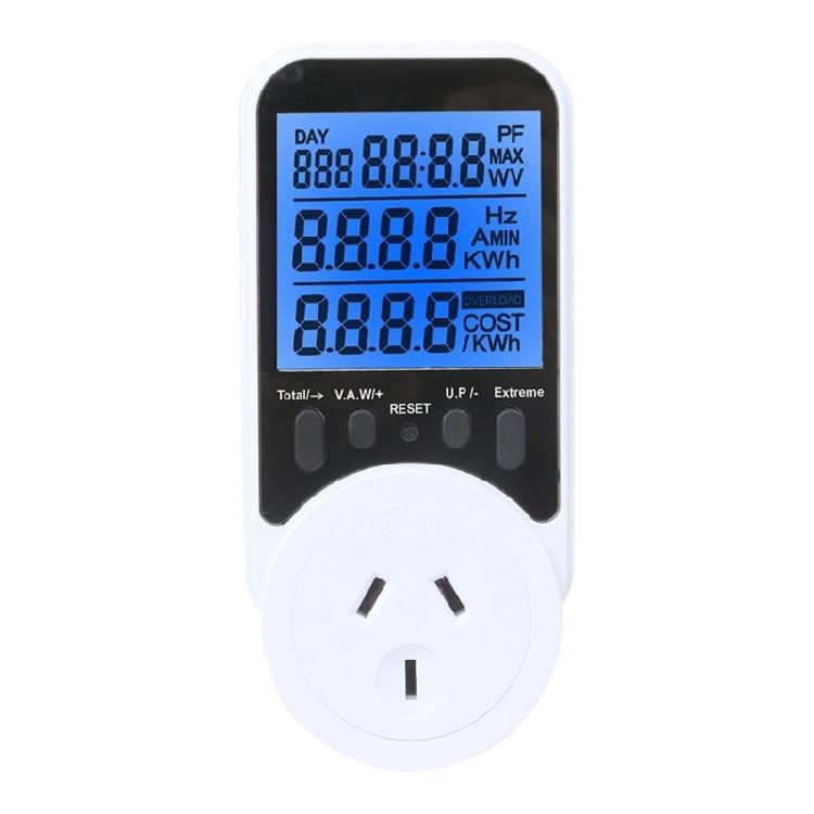 Professional Grade Power Monitoring Socket Electricity Current Detection Energy Cost Overloading Protective 3680W