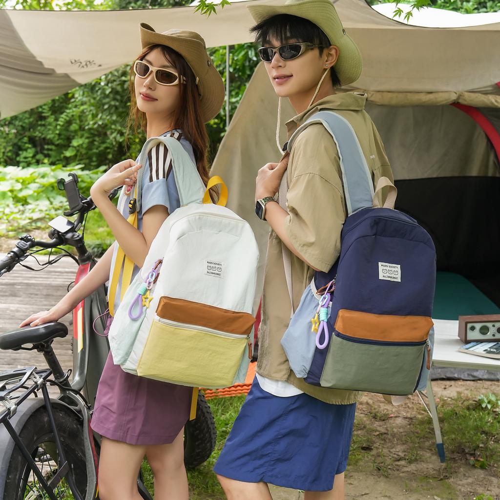Schulranzen Koreanische Version von hochwertigem Schüler-Schulranzen Große Kapazität Freizeit Sport Eltern-Kind-Rucksack Outdoor-Reise Freizeitrucksack