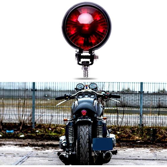 

Rich Choices Motorcycle Tail light Brake Lights Running Driving Lamp Taillights for Cafe Racer Chopper Bobber красный