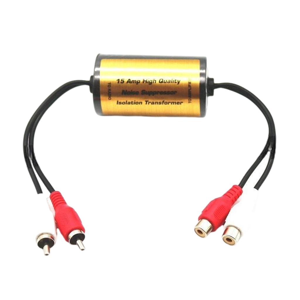 Verbesserter Masseisolator zur Rauschunterdrückung für Auto-Audio/Heimstereoanlage Rauschunterdrücker Reduzierer Lichtmaschine