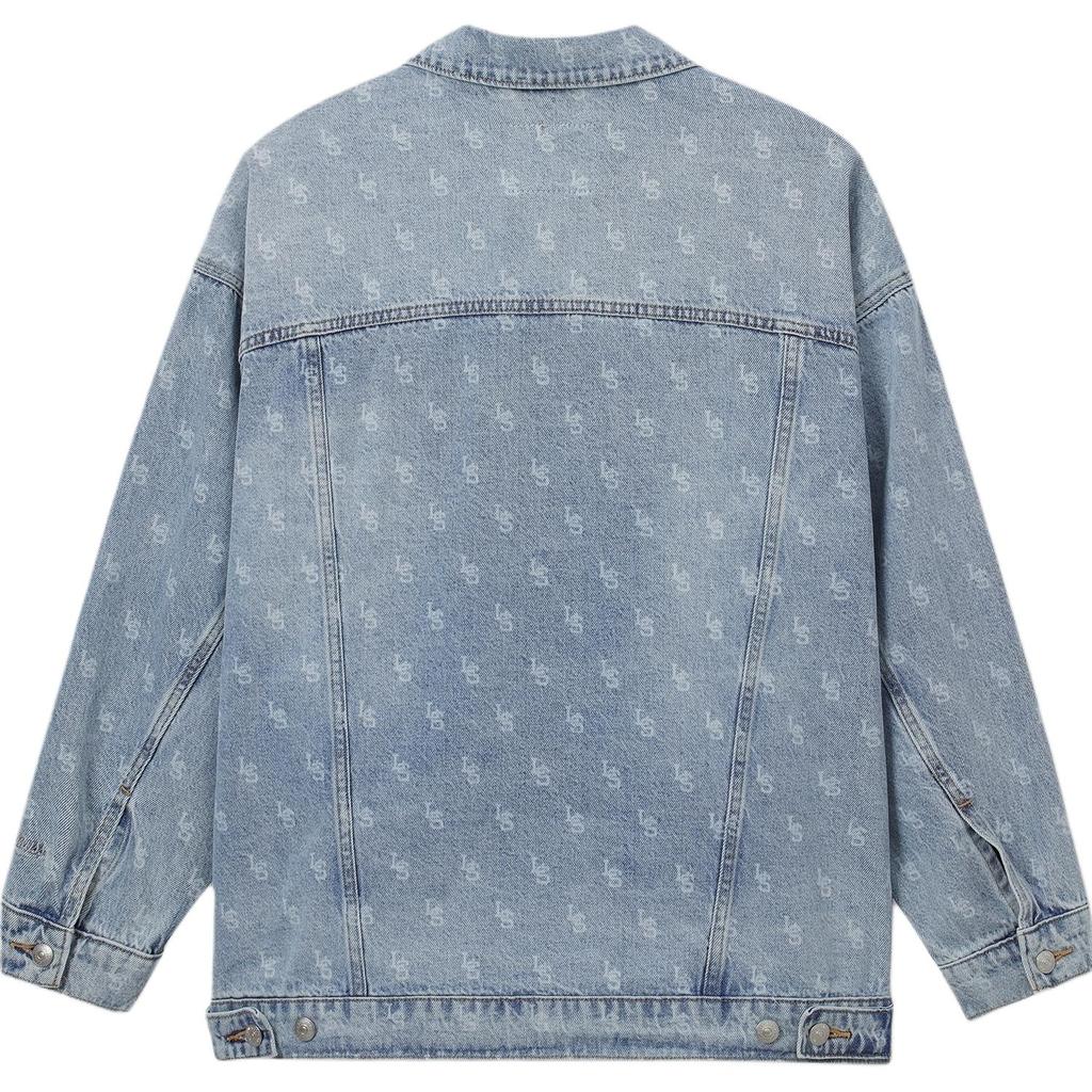 Levis Loose Fit Printed Comfortable Casual Denim Jacket Women jackets Light-Blue 001C4-0001