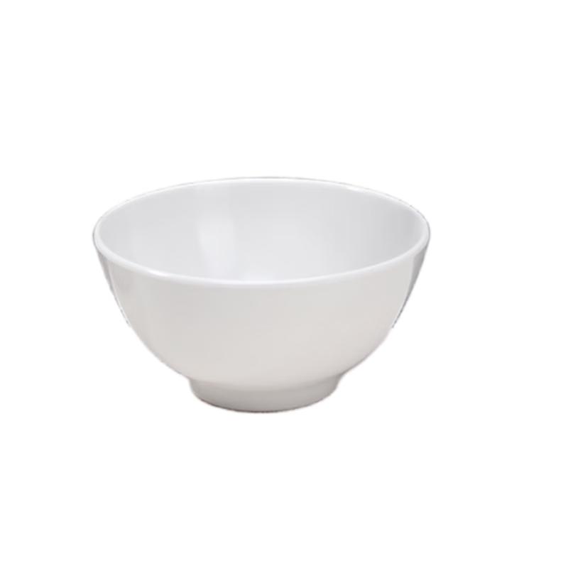 Jingyu A5 White Melamine Small Bowl - 4.5 inch