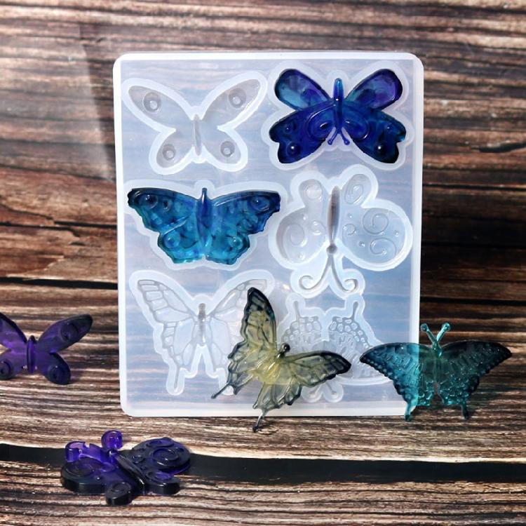 Resin Jewelry Molds Keychain Resin Molds Silicone Molds for DIY Brooch,Necklace