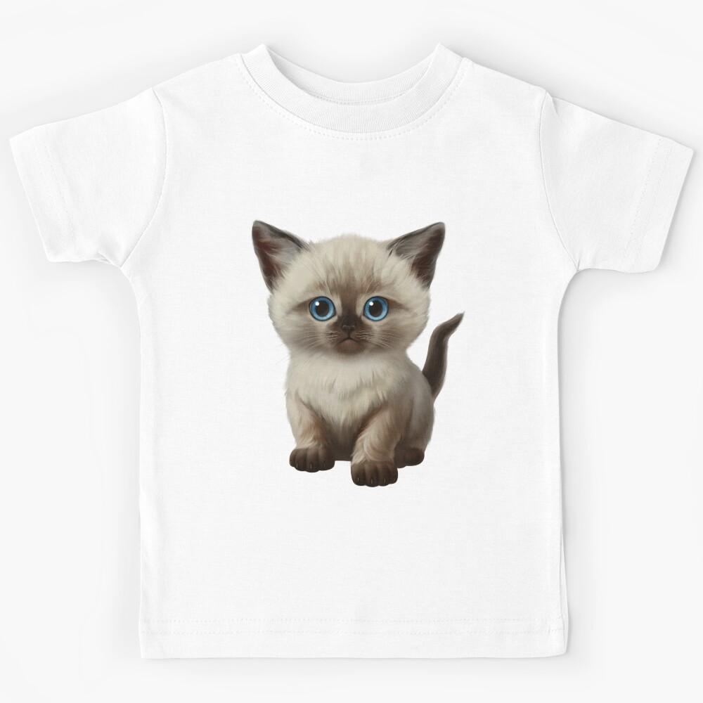 Cataclysm- Siamese Kitten Classic Kids T-Shirt 120