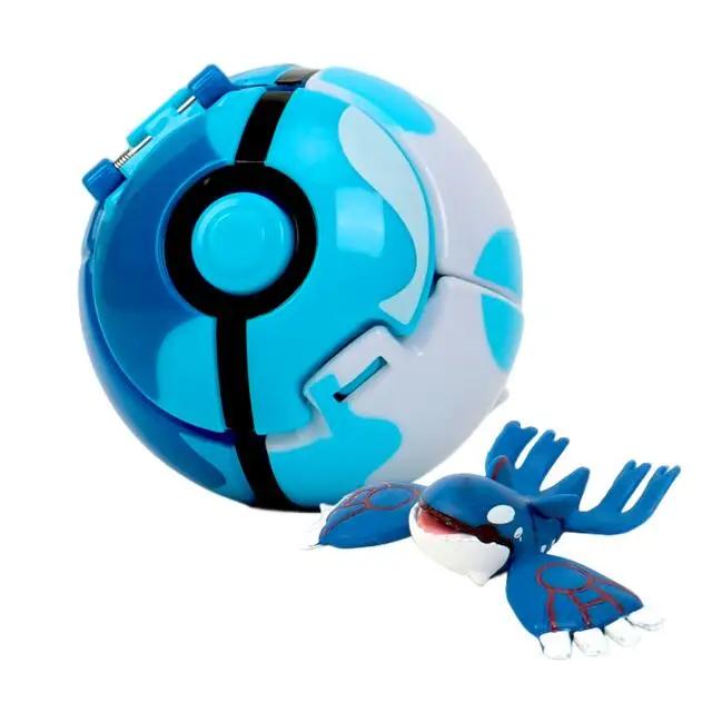 Figure Pokeball Anime Figurines Cartoons Pikachu Charizard Squirtle Pocket Monster Pet Anime Action Model Toy Kids Gift