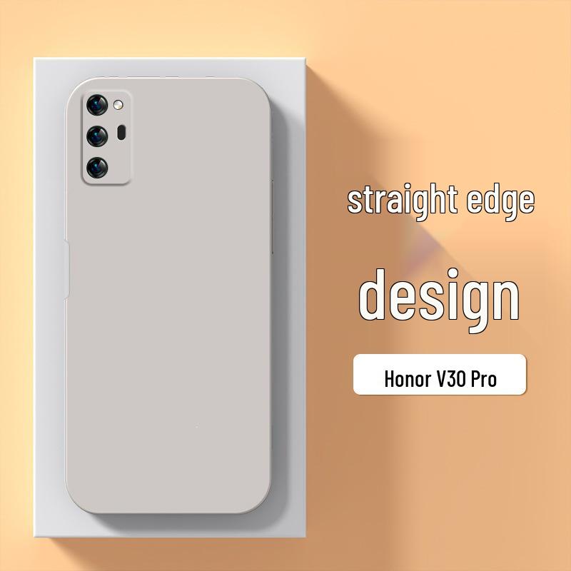 Compatible Huawei Honor V30 Pro Protective Case, Full-Coverage, Anti-Drop Liquid Silicone Cover