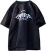 Men Vintage Crewneck T-Shirt Graphic Tees Hip Hop Short Sleeve Tops…