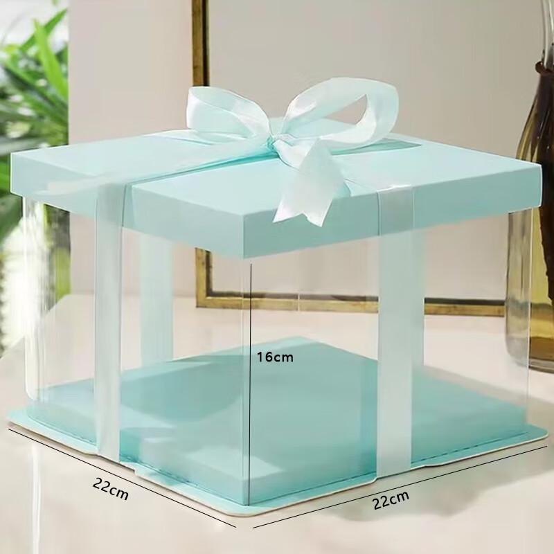 

Birthday Cake Box with Tray and Ribbon