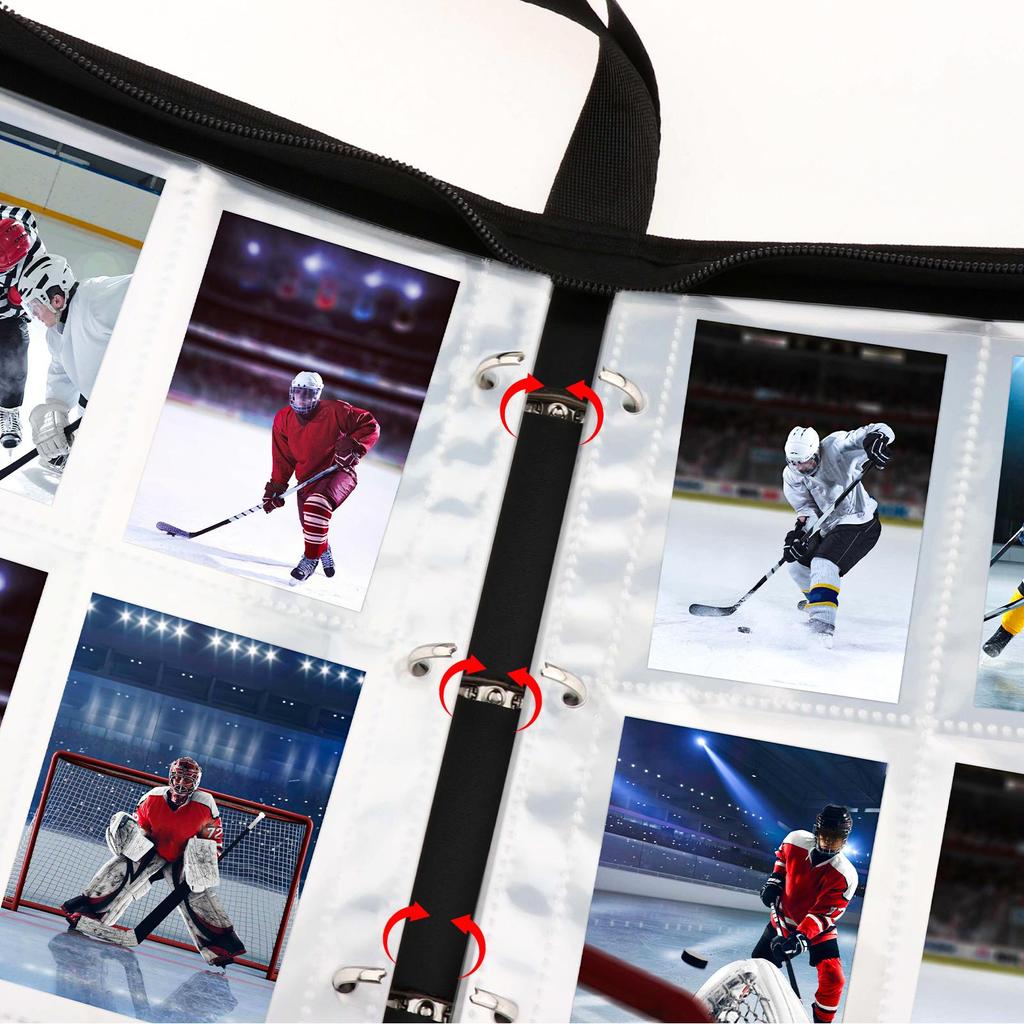 pokemon card binder inserts Hockey Card World Graded Binder Case