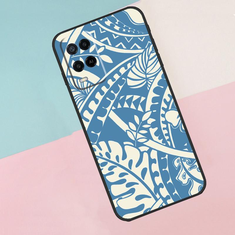 Maori Polynesian Samoan Tribal For Oppo A40 A60 A80 A18 A38 A58 A78 A98 A79 A16 A76 A96 A15 A74 A94 A54 A77 A17 Phone Case