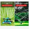 4pcs Set Automatic Sprinkler Green Nozzle 360 Degree Rotating Water Spray Vegetable Garden Irrigation Watering Sprinkler Irrigat