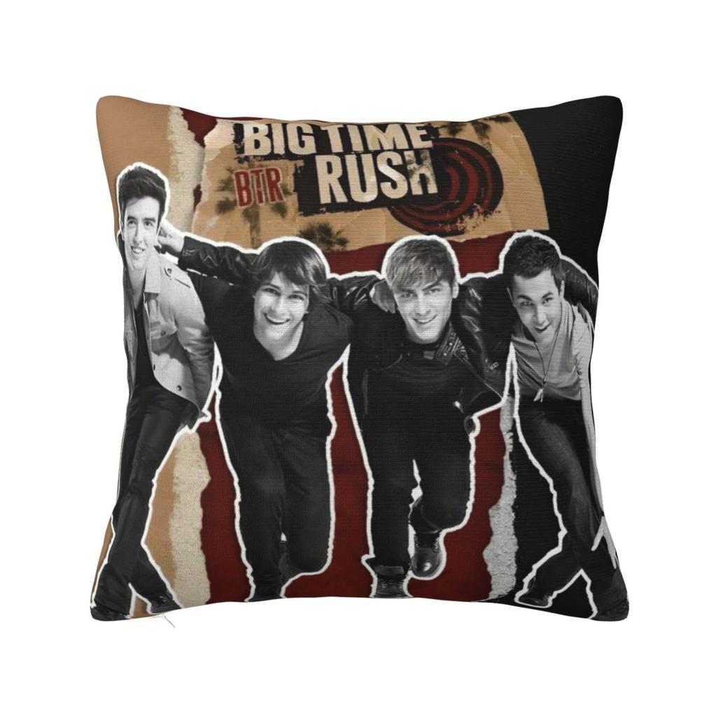 Big Time Rush Rock Band Federa Prodotto Federa Stampata Federe Decorazioni per la Casa Quadrata Multitaglia