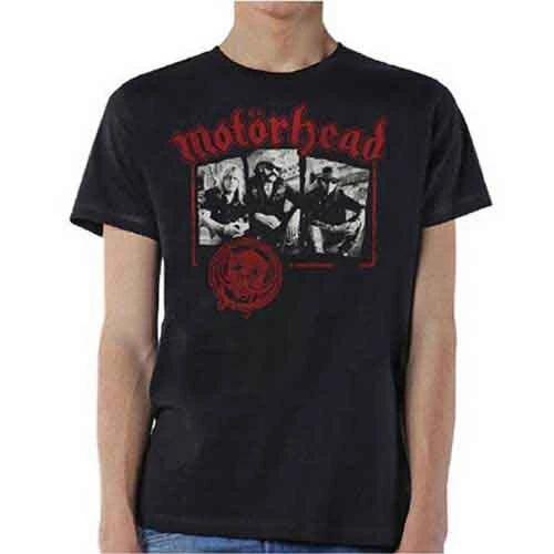 Rockoff Trade Men s Motorhead Stamped T-Shirt, Black, Large (Size:Large) M