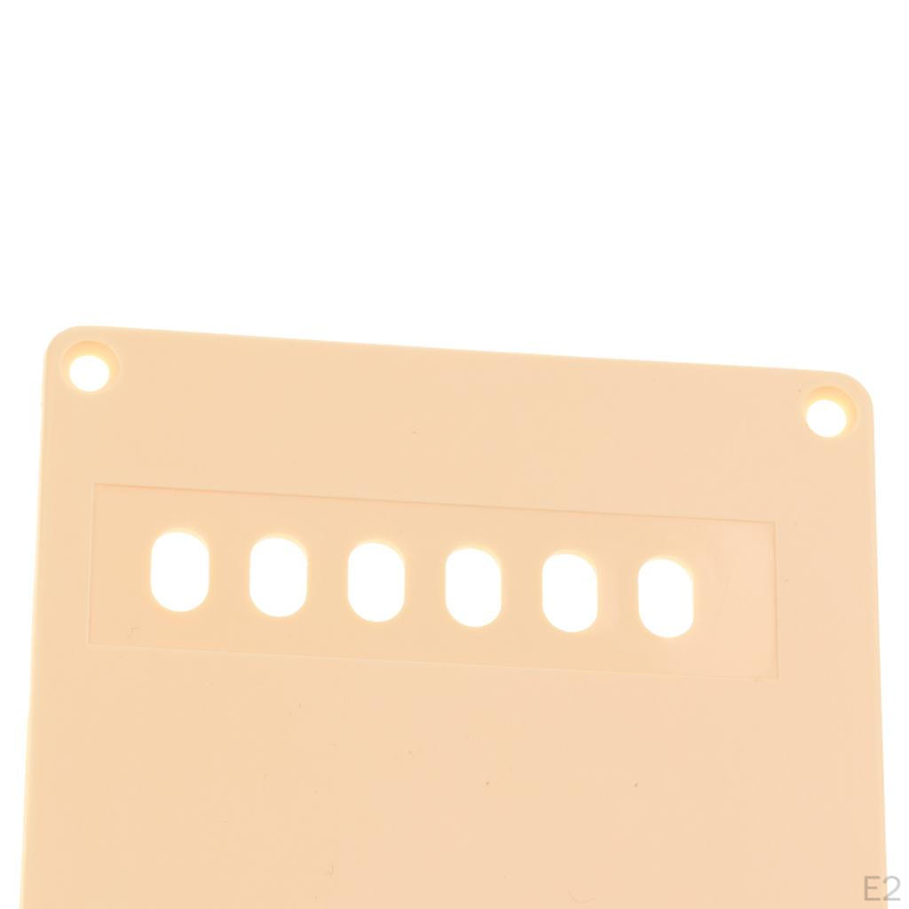 6-Loch-Gitarren-Tremolo-Hohlraumabdeckung, Rückplatte für E.