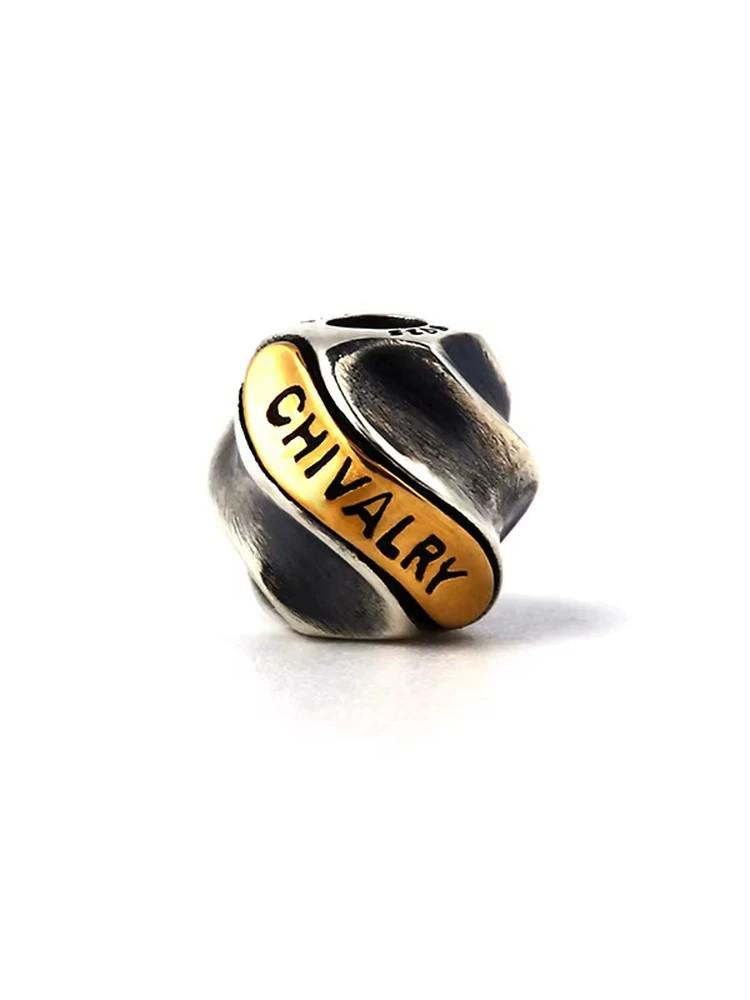 Retro Gold Distressed Wenwan Swirl Rope Bead Bundle: DIY 108 Bead Bracelet with Spacer & Cloud Accessories