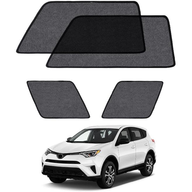 Car Window Shade for Subaru Forester -2024,2 Pack UV & Glare Protection, Breathable Privacy Screen, ect & Bug Blocker Magnetic Mesh Side Rear Sun