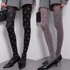 Vintage Korean Polka Dot Sheer Tights Women High Waist Pantyhose Silk Tights Women Slimming Sexy Stockings High Elastic Leggings