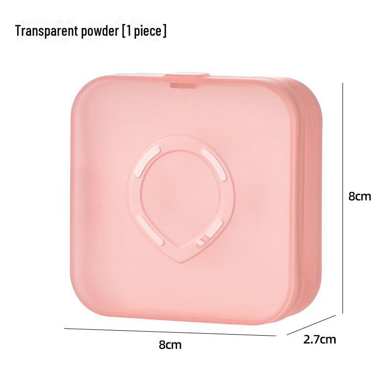 

Портативный акриловый пылезащитный ящик для хранения косметики с дышащей воздушной подушкой и держателем для кистей для макияжа CPB 1 piece