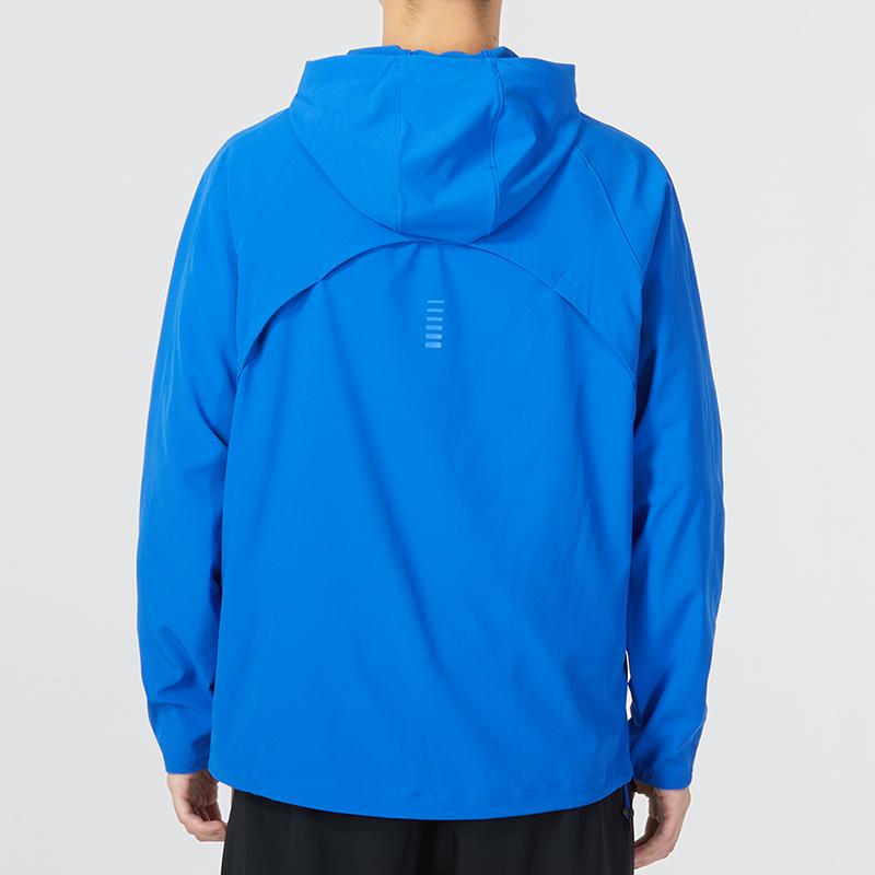 Under Armour Sports Alphabet Hooded Long Sleeve Pullover Jacket Men Tops Blue 1361502-486