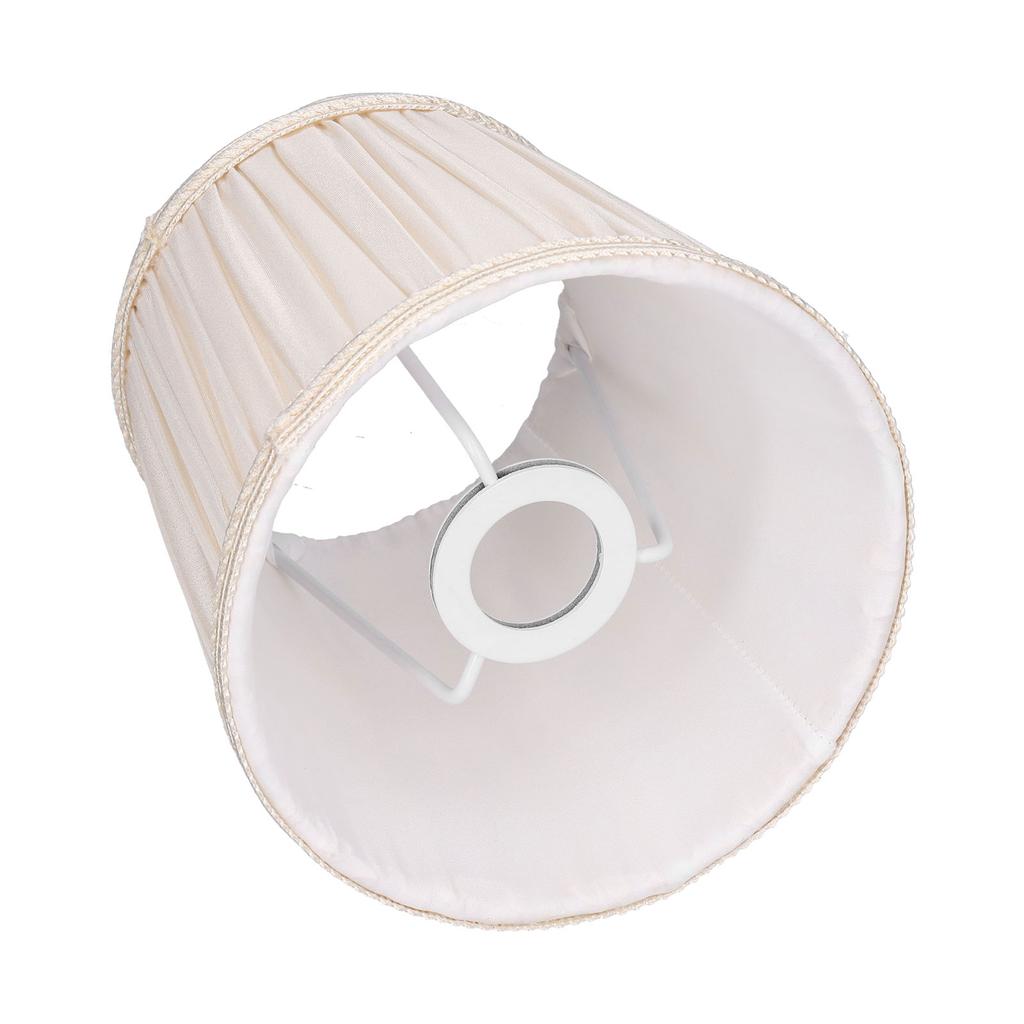 Cloth Lampshade Interventional Modern Decorative Fabric Table Lamp Cover for E14 BulbsApricot