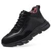 2025 Winter New Leather Wool Men's Cotton Shoes Velvet Warm Student Sports Leisure Fashion Leather Shoes Men's Shoes