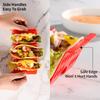 4Pcs Plastic Taco Holders Wave Shape Mexican Pancake Stand Creative Food Pallet  Tortilla