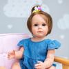 21inch Baby Girl Dolls Lifelike Reborns for Doll Cute Birthday Gift Real & Soft Touching Caucasian for Doll with Beautif