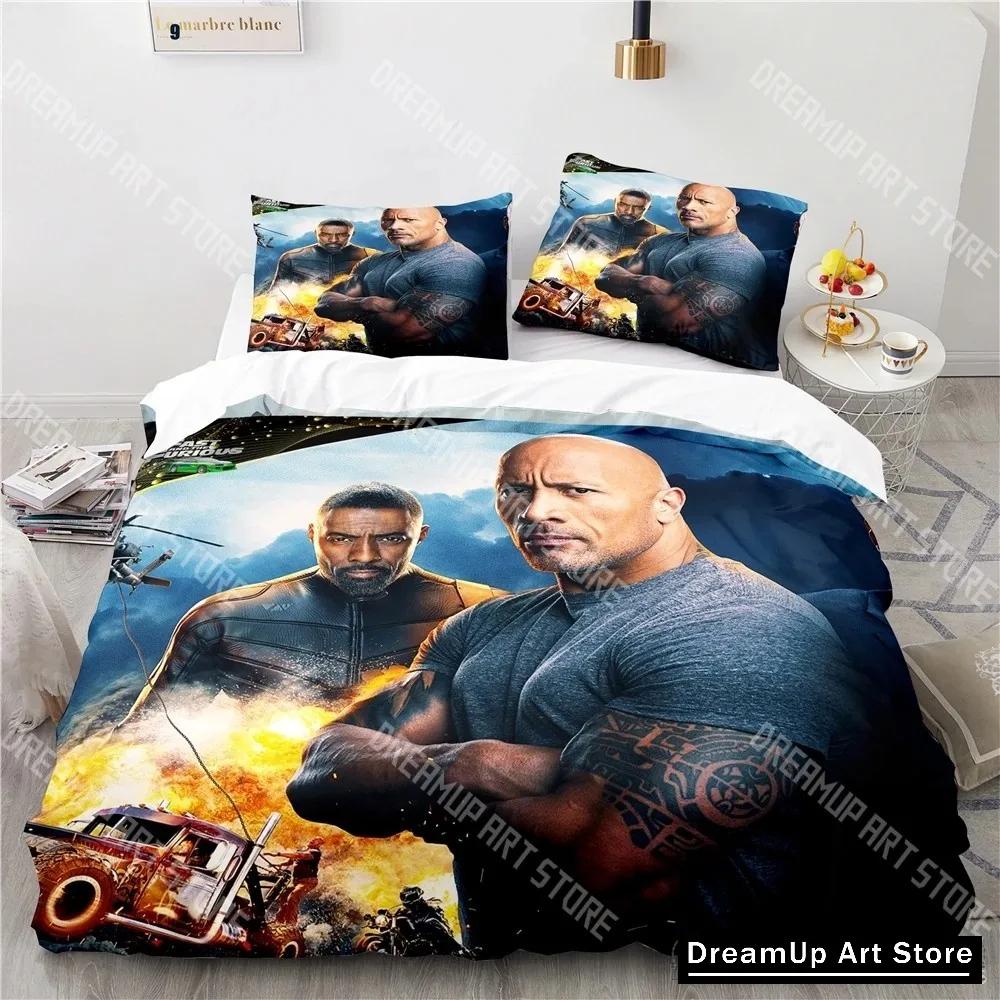 3D Printed Fast and Furious Love Child Duvet Cover Set HD Comforter Cover Bedclothes for Kids Bedding Sets Bedroom Decor