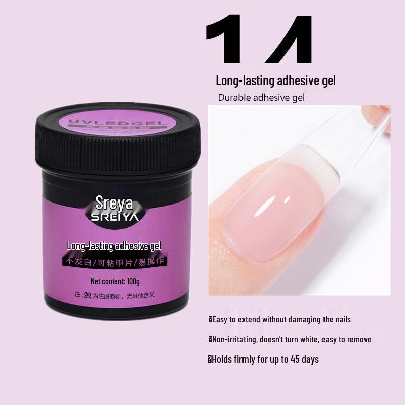 3-in-1 Builder Gel Nail Kit: UV Gel Extension, Base Coat & Sealer