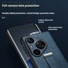 Leather Phone Case for Huawei Pura 90 Pro Max Pura80 Ultra P70 Pro Plus Metal Ring Scalable Wristband Holder Protective Shell